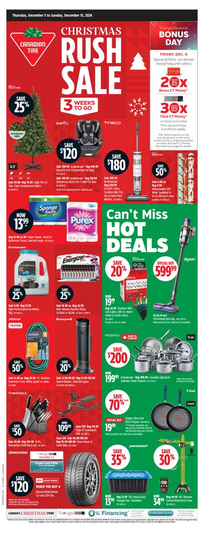 Canadian Tire (West) Flyer December 5 to 15