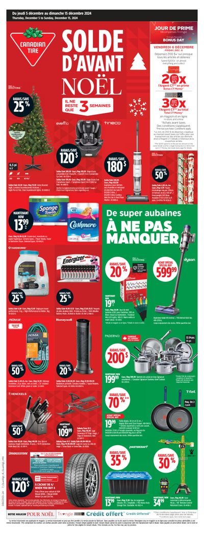 Canadian Tire (QC) Flyer December 5 to 15