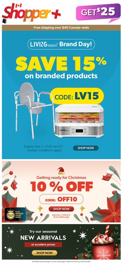 Shopper Plus Flyer December 3 to 10