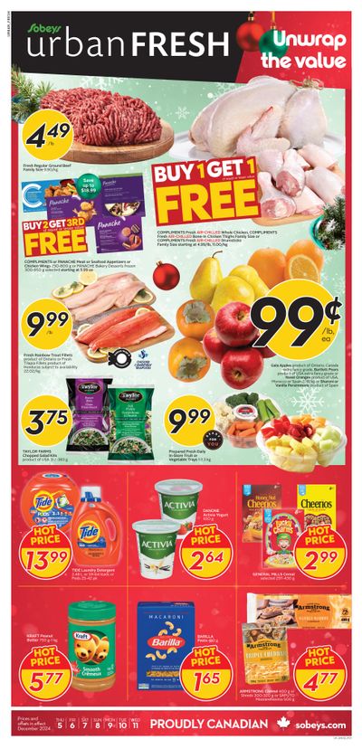 Sobeys Urban Fresh Flyer December 5 to 11