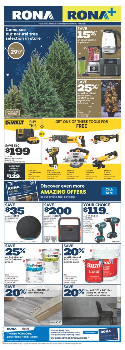 Rona & Rona+ (West) Flyer December 5 to 11