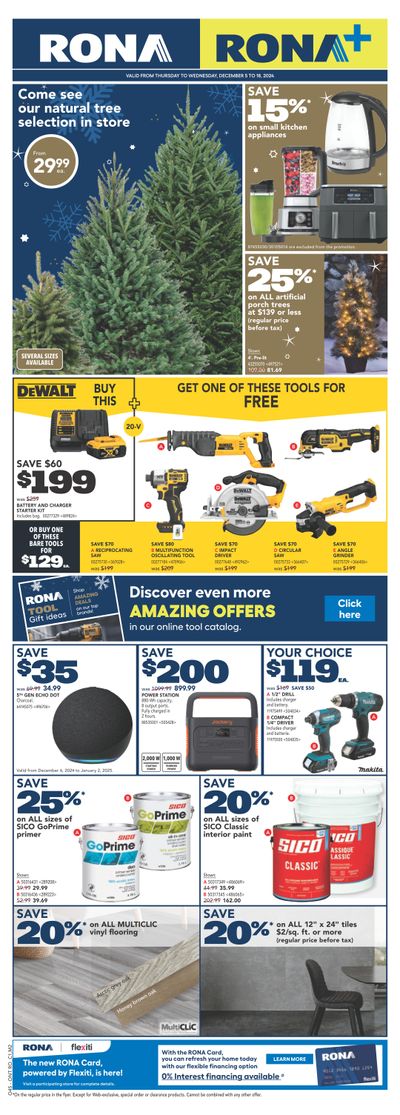 Rona & Rona+ (ON) Flyer December 5 to 11