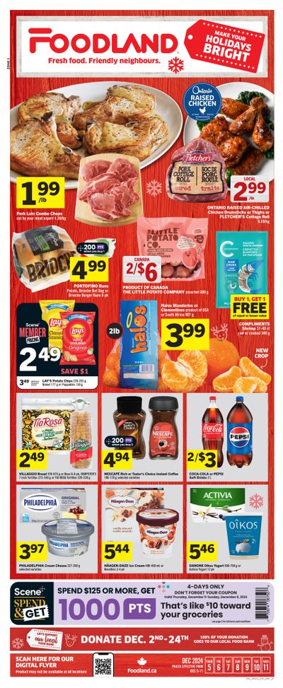 Foodland (ON) Flyer December 5 to 11