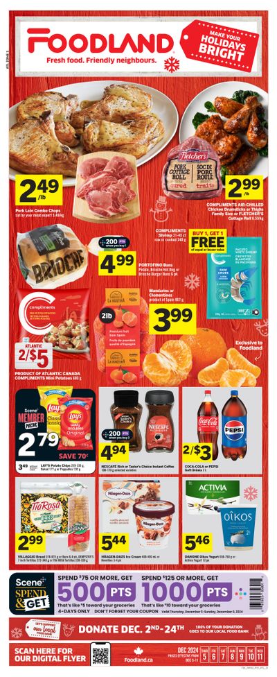 Foodland (Atlantic) Flyer December 5 to 11
