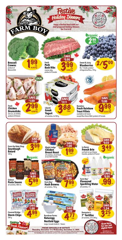 Farm Boy Flyer December 5 to 11