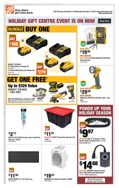 Home Depot (Atlantic) Flyer December 5 to 11