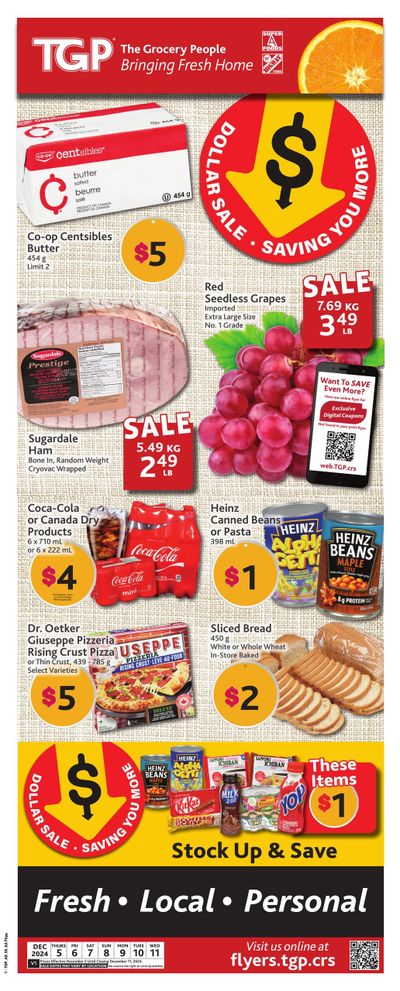 TGP The Grocery People Flyer December 5 to 11