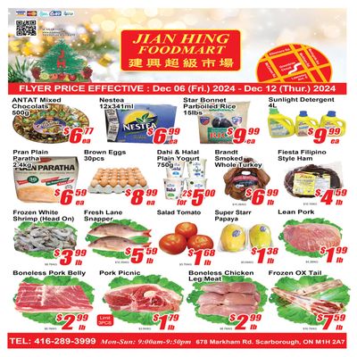Jian Hing Foodmart (Scarborough) Flyer December 6 to 12