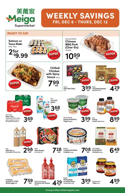 Meiga Supermarket Flyer December 6 to 12