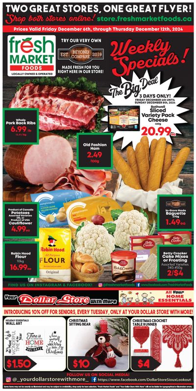 Fresh Market Foods Flyer December 6 to 12