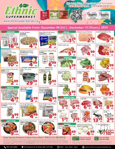 Ethnic Supermarket (Milton) Flyer December 6 to 12