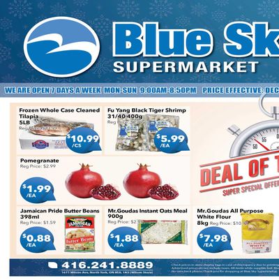 Blue Sky Supermarket (North York) Flyer December 6 to 12