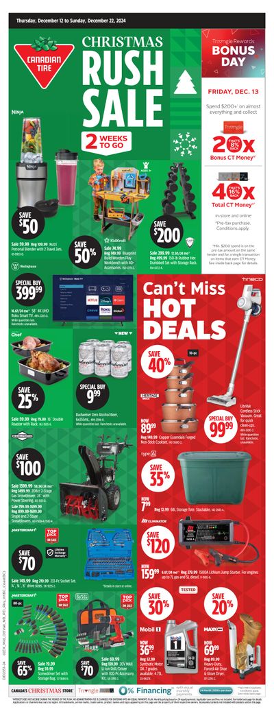 Canadian Tire (ON) Flyer December 12 to 22 Canadian Tire (ON) Flyer December 12 to 22