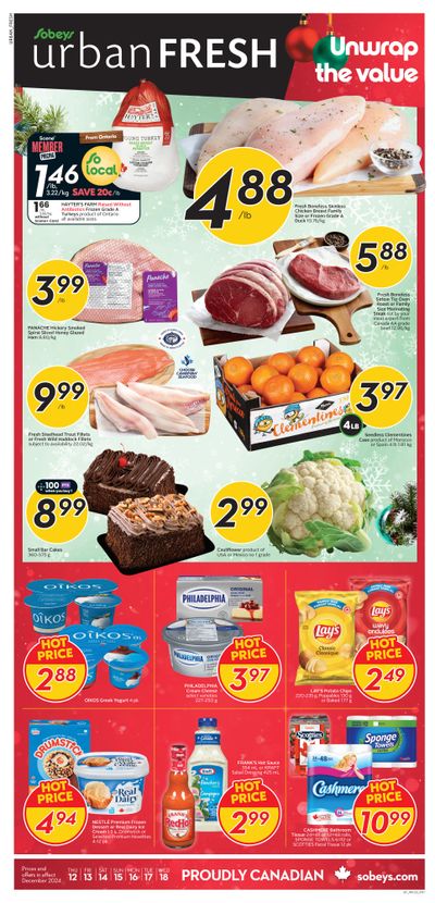 Sobeys Urban Fresh Flyer December 12 to 18