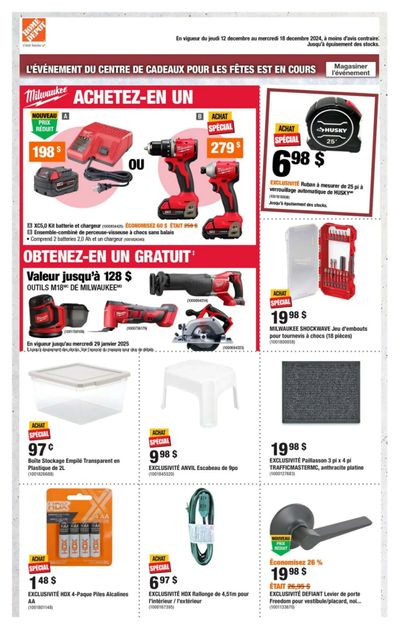 Home Depot (QC) Flyer December 12 to 18