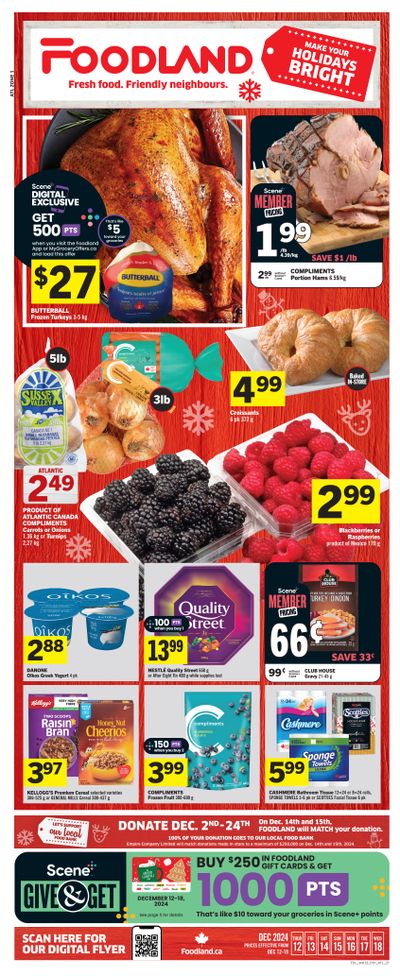 Foodland (Atlantic) Flyer December 12 to 18