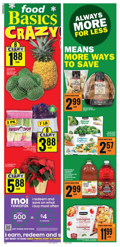 Food Basics Flyer December 12 to 18