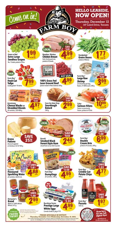 Farm Boy (Leaside) Flyer December 12 to 18