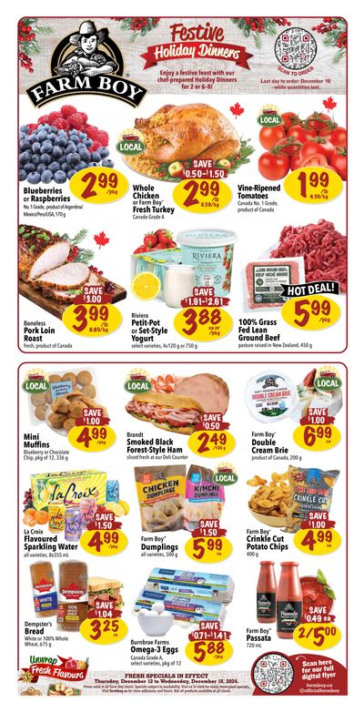 Farm Boy Flyer December 12 to 18