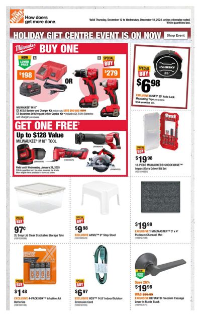Home Depot (Atlantic) Flyer December 12 to 18