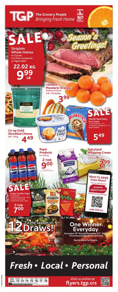 TGP The Grocery People Flyer December 12 to 18