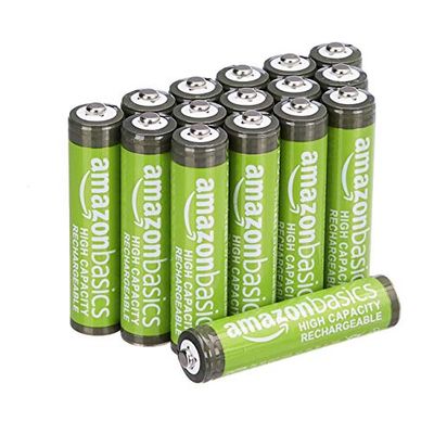 Amazon Basics 16-Pack AAA High-Capacity 850 mAh Rechargeable Batteries, Pre-Charged, Recharge up to 500x $13.21 (Reg $20.84)