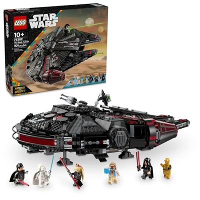 LEGO Star Wars The Dark Falcon Buildable Starship, Star Wars Toy Vehicle Set for Boys and Girls, Collectible Millenium Falcon Toy with 6 Star Wars Minifigures, Birthday Gift for Kids or Any Fan, 75389 $219.98 (Reg $239.99)