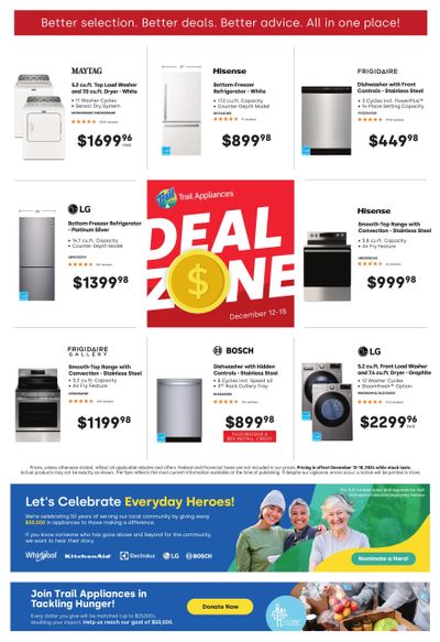 Trail Appliances (BC) Flyer December 12 to 18