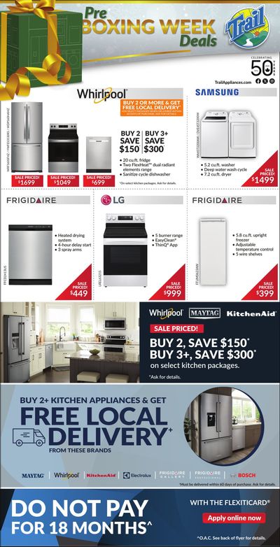 Trail Appliances (AB & SK) Flyer December 12 to 18