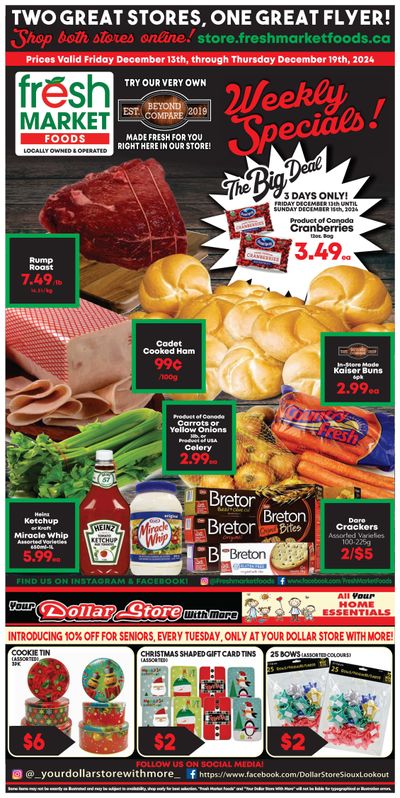 Fresh Market Foods Flyer December 13 to 19