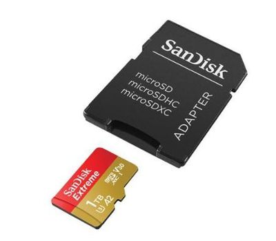 SanDisk 1TB Extreme microSDXC UHS-I/U3 A2 Memory Card with Adapter, Speed Up to 160MB/s (SDSQXA1-1T00-GN6MA) For $329.99 At Newegg Canada