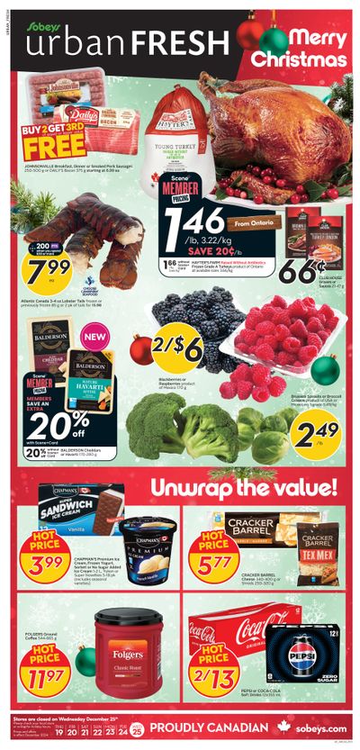 Sobeys Urban Fresh Flyer December 19 to 25