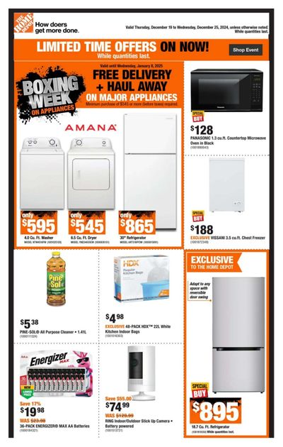 Home Depot (BC) Flyer December 19 to 25 Home Depot (BC) Flyer December 19 to 25