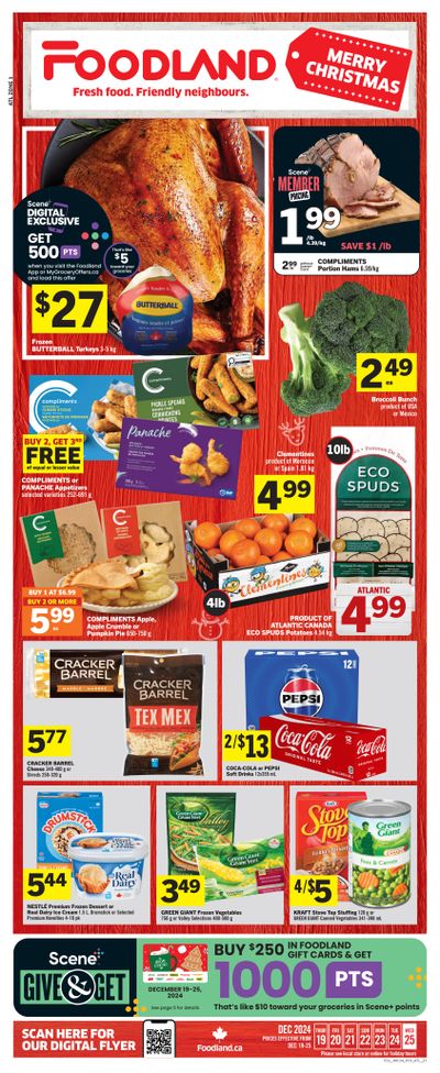 Foodland (Atlantic) Flyer December 19 to 25