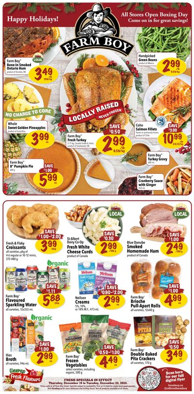 Farm Boy Flyer December 19 to 24