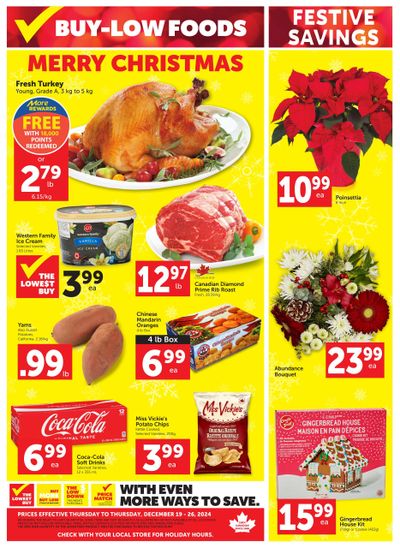 Buy-Low Foods Flyer December 19 to 26