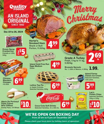Quality Foods Flyer December 19 to 26
