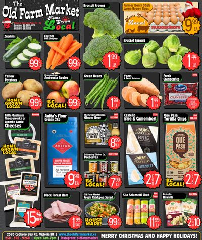 The Old Farm Market (Victoria) Flyer December 19 to 25