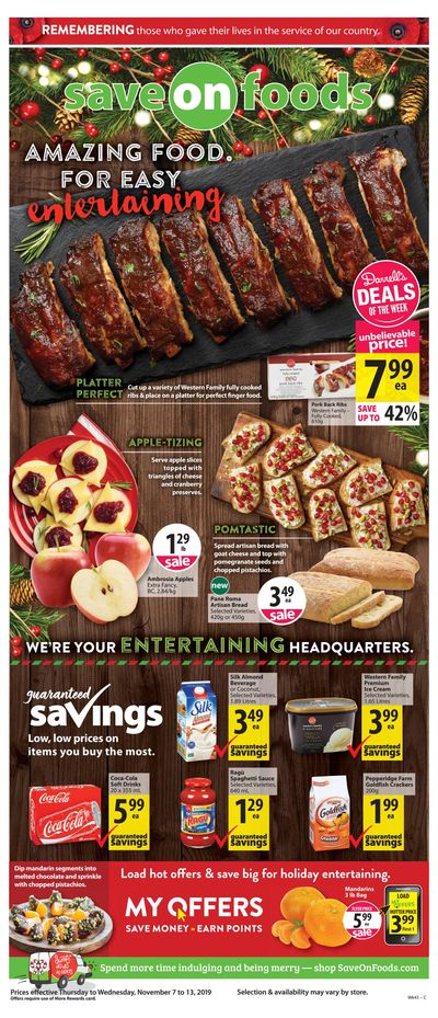Save on Foods (SK) Flyer November 7 to 13