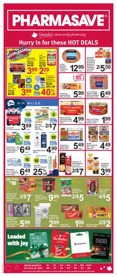 Pharmasave (Atlantic) Flyer December 20 to 26