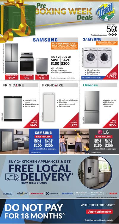 Trail Appliances (AB & SK) Flyer December 19 to 25