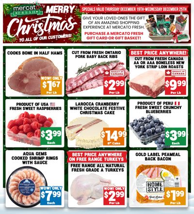 Mercato Fresh Flyer December 19 to 25