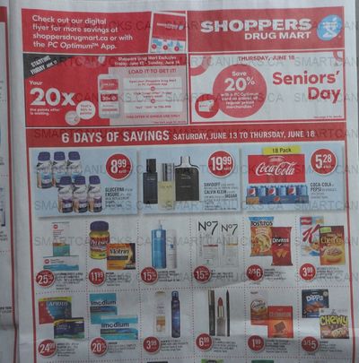 Shoppers Drug Mart Canada: Loadable 20x The Points Offer June 12th – 14th