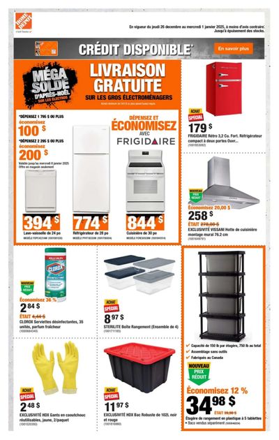 Home Depot (QC) Flyer December 26 to January 1