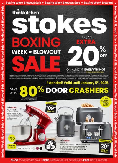 Stokes Boxing Week Flyer December 25 to January 5