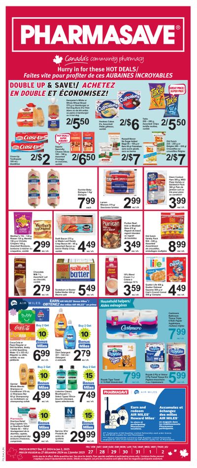 Pharmasave (NB) Flyer December 27 to January 2