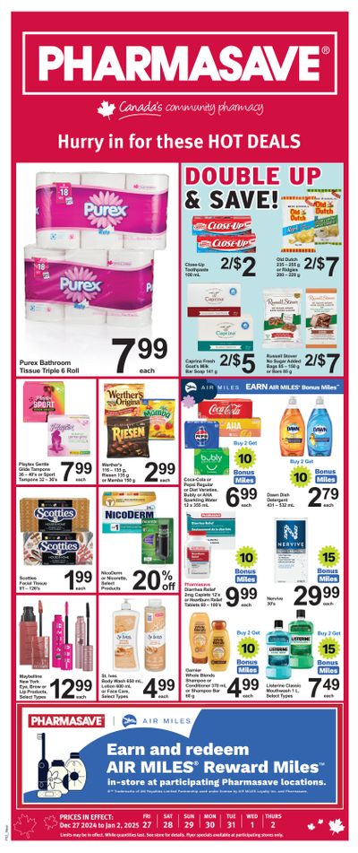 Pharmasave (West) Flyer December 27 to January 2