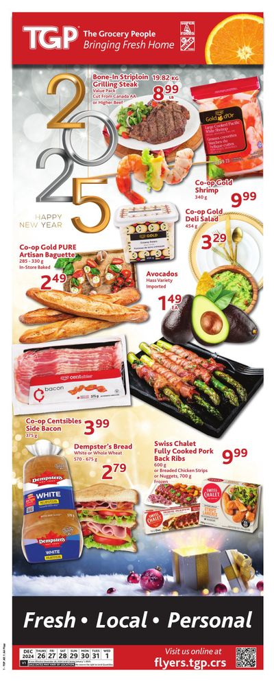 TGP The Grocery People Flyer December 26 to January 1