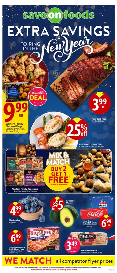 Save On Foods (AB) Flyer December 26 to January 1
