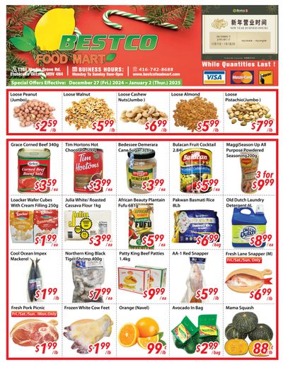 BestCo Food Mart (Etobicoke) Flyer December 27 to January 2